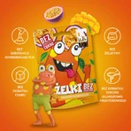 Набір BeRAW! Kids, желейні боби, манго, фруктовий пастила, fără zahăr adăugat, 4 х 35 г: ціни та характеристики