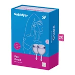Набір менструальних чаш Satisfyer Feel Good 15 мл + 20 мл Lila: ціни та характеристики