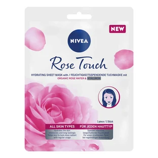 Інтенсивно зволожуюча маска Nivea Rose Touch з органічною рожевою водою та гіалуроновою кислотою