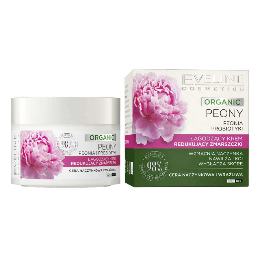 Eveline Cosmetics Organic Peony Soothing Wrinkle Reducing Cream, 50 мл: цены и характеристики
