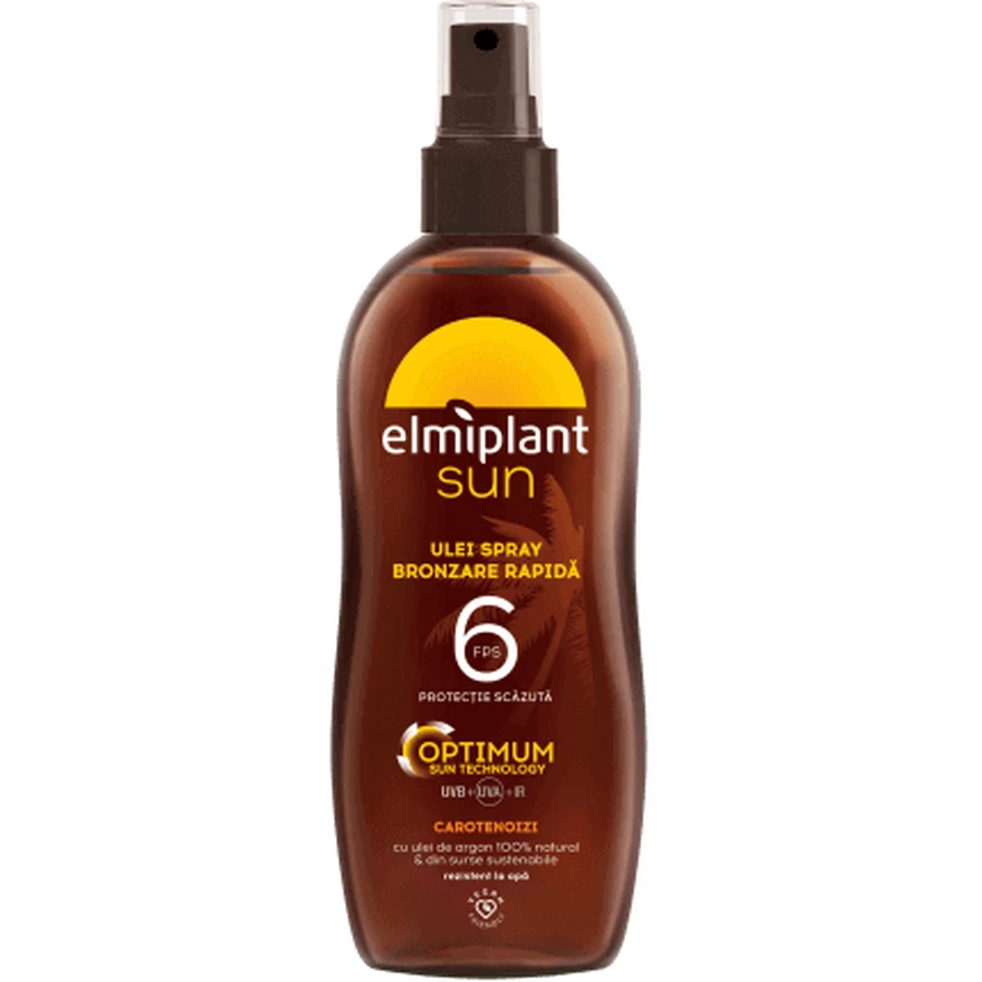 Масло-спрей для ускоренного загара Elmiplant SPF6, 150 мл: цены и характеристики