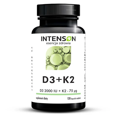 Интенсон Витамин D3 + K2, 120 капсул софтгель: цены и характеристики