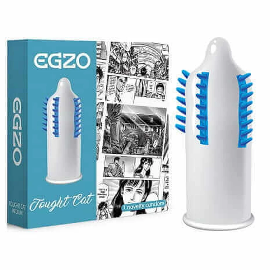 Egzo Tough Cat стимулирующий презерватив Medium, 1 шт.: цены и характеристики