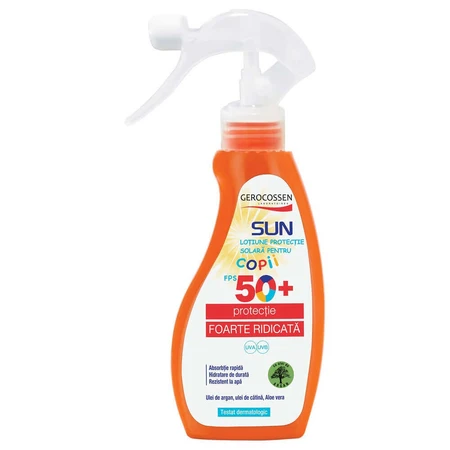 Дитячий сонцезахисний спрей Sun SPF 50+ Sun, 200 мл, Gerocossen: ціни та характеристики