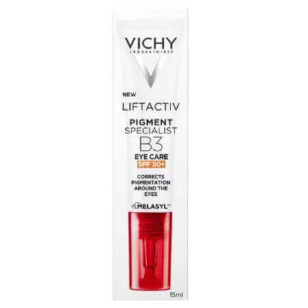 Крем для контура глаз против морщин с SPF 50+ Liftactiv B3, 15 мл, Vichy: цены и характеристики
