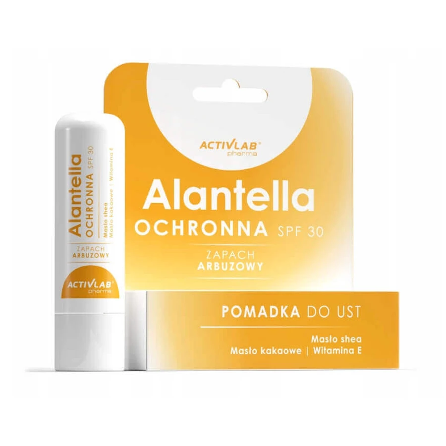 Activlab Pharma Alantella, Захисна губна помада SPF 30, 4,9 г: ціни та характеристики