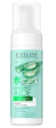 Очищаюча та заспокійлива пінка для вмивання Eveline Cosmetics Organic Aloe + Collagen, 150 мл