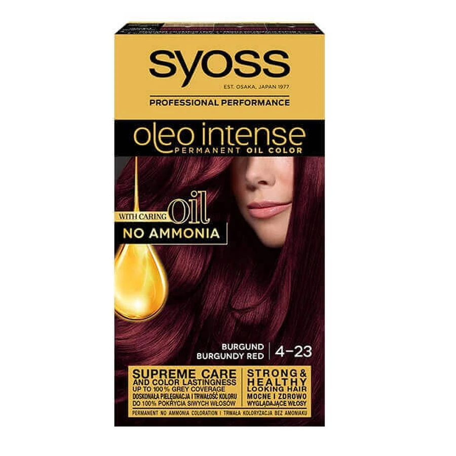 Фарба для волосся Syoss Oleo Intense Burgundy 4-23: ціни та характеристики