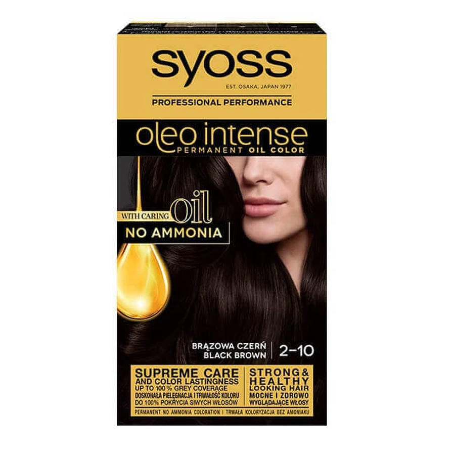 Syoss Oleo Intense Hair Colour Birch Black 2-10: цены и характеристики