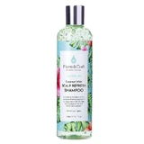Освежающий шампунь Flora &amp; Curl Coconut Mint Scalp Refresh для вьющихся волос, 300 мл