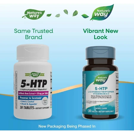 5-HTP Nature's Way, 30 таблеток, Secom: цены и характеристики
