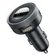 Автомобільний зарядний пристрій Baseus Enjoy FM Transmitter LED 2x USB / 3.5mm Jack Wireless MP3 Player Bluetooth 5.0 3.4A Black (CCLH-01)