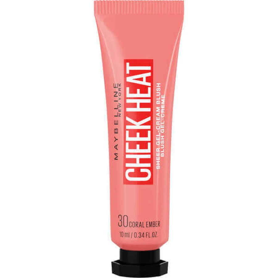 Maybelline Cheek Heat Creamy Blush 30 Coral Ember, 10 мл: ціни та характеристики