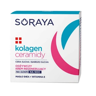 Денний і нічний живильний крем Soraya Collagen + Ceramides, 50 мл