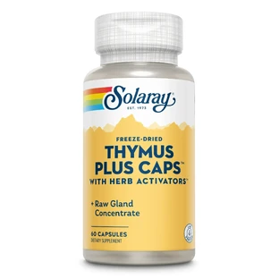 Thymus Plus Caps Solaray, 60 капсул, Secom