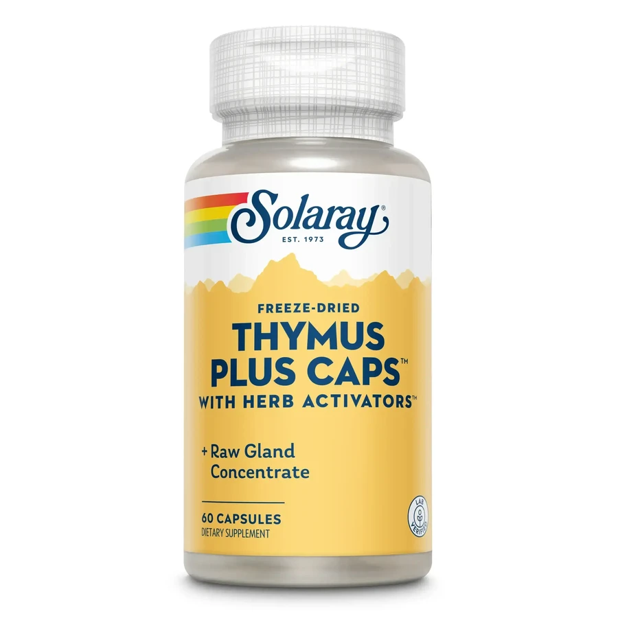 Thymus Plus Caps Solaray, 60 капсул, Secom: цены и характеристики