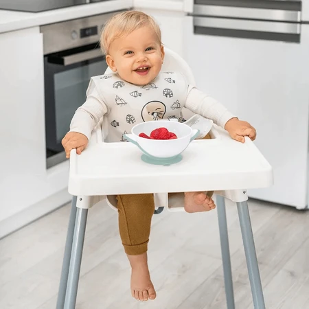 BabyOno, миска с присоской и ложкой, зеленая, 1063/04, с 6 месяцев, 300 мл, 1 шт: цены и характеристики