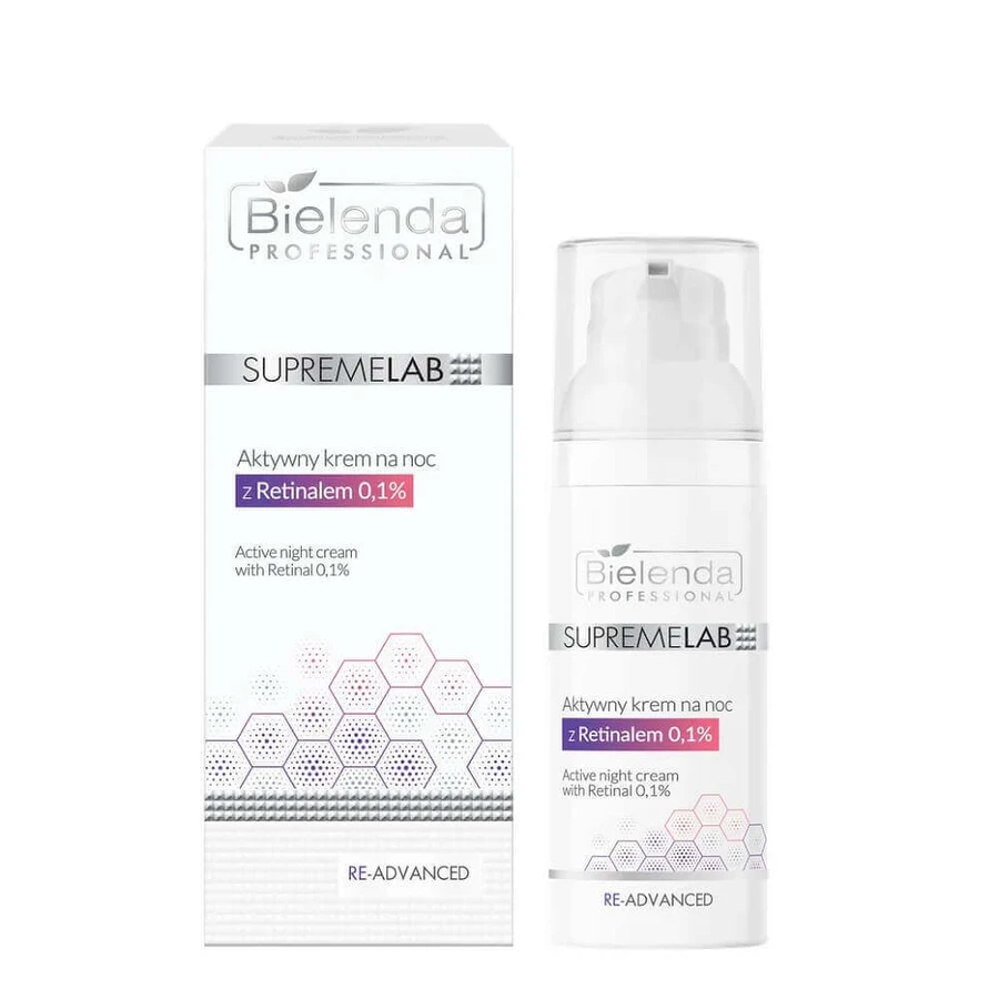 Bielenda Professional SupremeLab Re-Advanced Active Night Cream with Retinal, 50 мл: ціни та характеристики