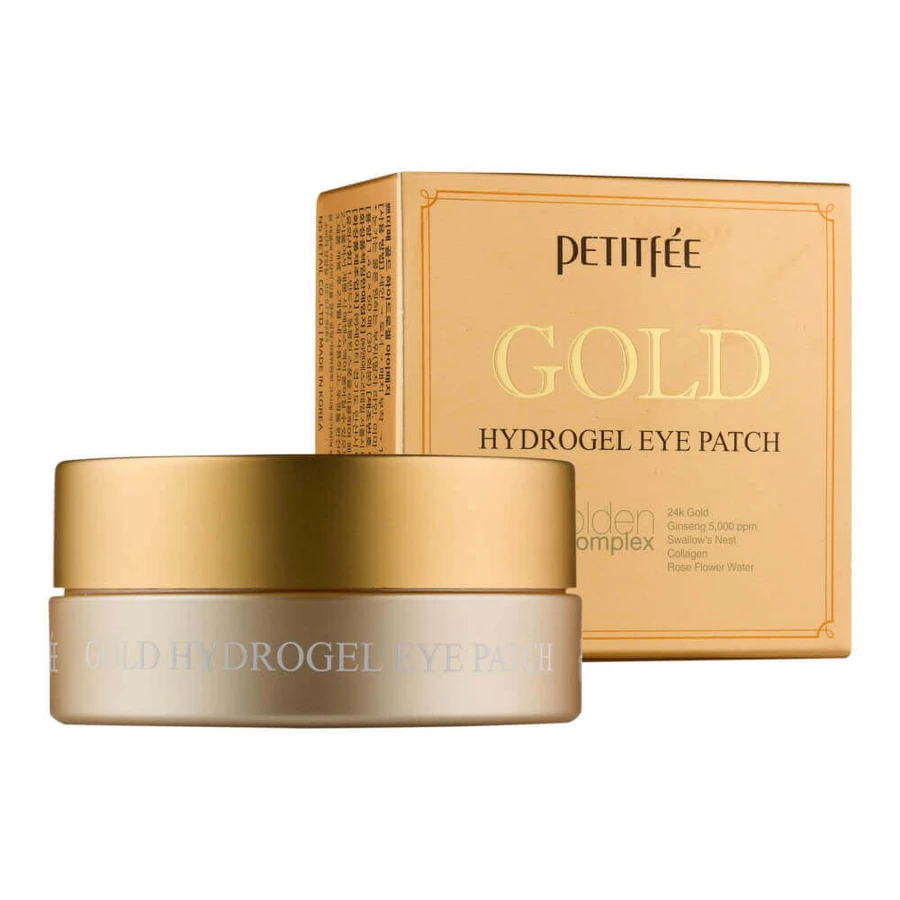 Увлажняющие и осветляющие гидрогелевые патчи для глаз Petitfee с золотом, 60 шт.: цены и характеристики