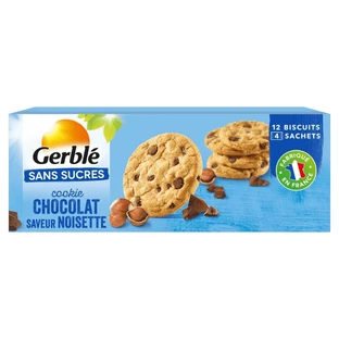 Печиво з шоколадною крихтою, 180 г, Gerble