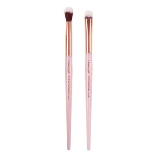 Кисти для нанесения и растушевки теней Donegal Mineral Pink, 2 шт.