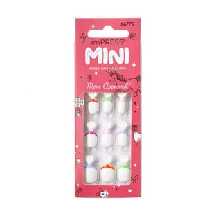 Детские накладные ногти Impress Mini, French Pop, Kiss