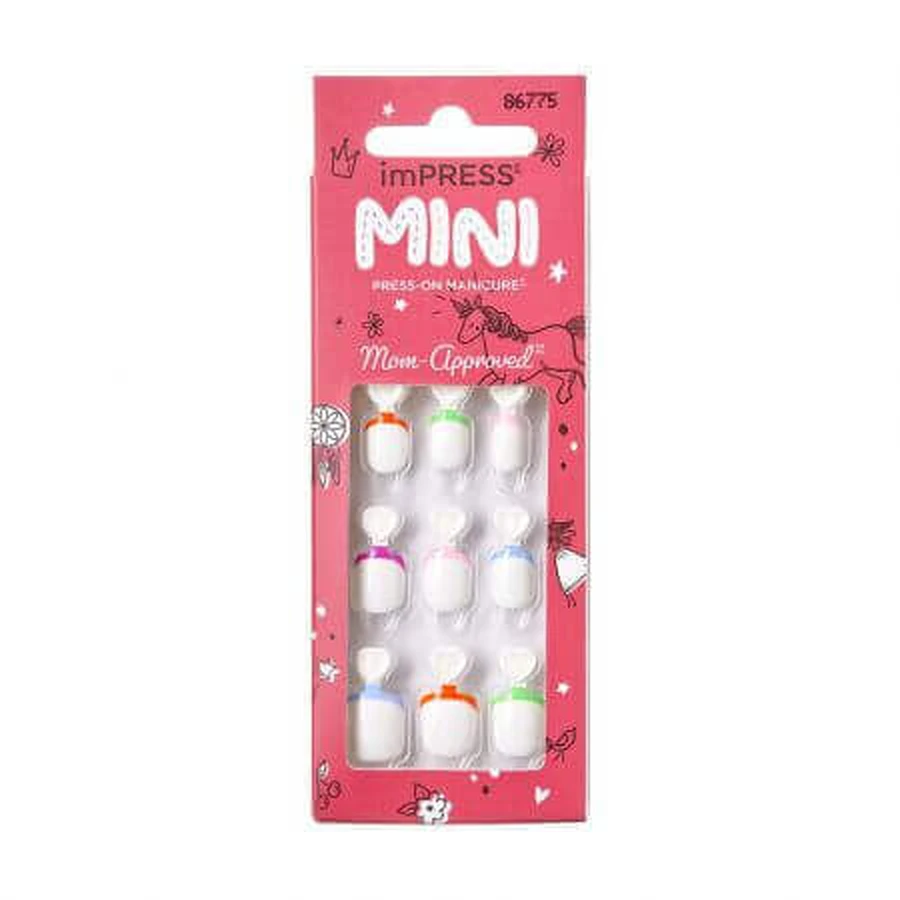 Детские накладные ногти Impress Mini, French Pop, Kiss: цены и характеристики
