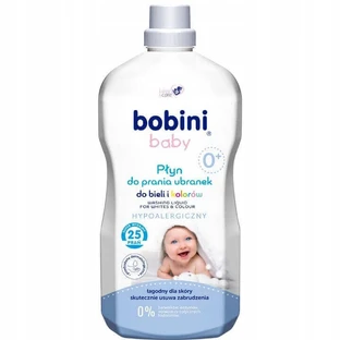 Дитячий пральний порошок для білої та кольорової білизни Bobini, 1,8 л