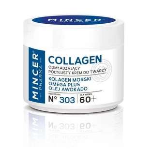 Mincer Pharma Collagen 60+ Омолаживающий полужирный крем для лица № 303, 50 мл