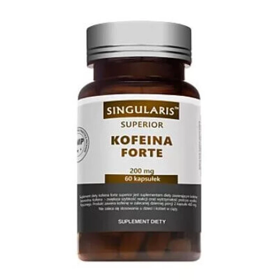 Singularis, Кофеин Форте 200 мг, 60 капсул: цены и характеристики