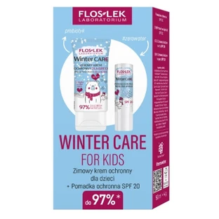 Floslek Laboratorium Winter Care For Kids Зимний набор Защитный крем для детей 50 мл + Защитная помада SPF 20 4 г