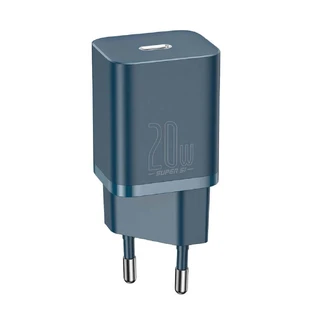 Baseus Super Si 1C Fast Charger USB Type C 20W Power Delivery Blue (CCSUP-B03)