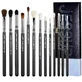 Набір кистей для макіяжу очей Jessup Pro Blending Brushes T338, 13 шт.