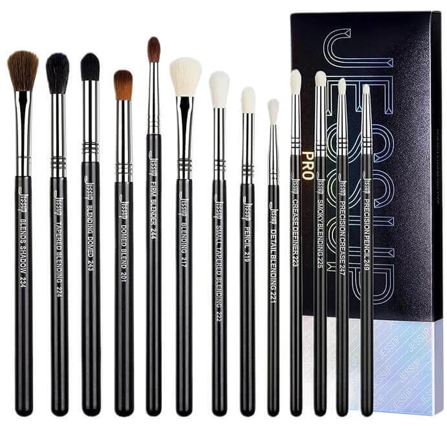 Набір кистей для макіяжу очей Jessup Pro Blending Brushes T338, 13 шт.: ціни та характеристики