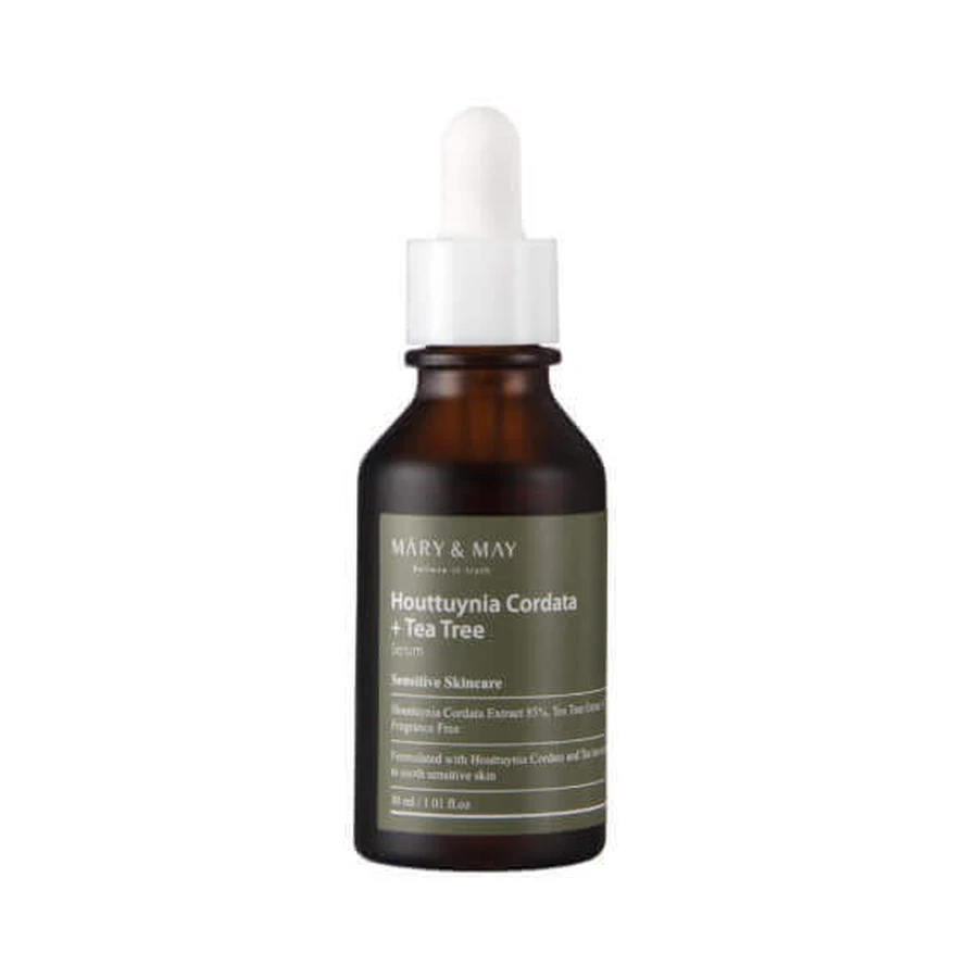 Нормалізуюча сироватка для обличчя Mary & May Houttuynia Cordata + Tea Tree, 30 мл: ціни та характеристики