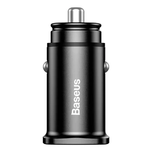 Автомобильное зарядное устройство Baseus Square Smart 2x USB QC3.0 Quick Charge 3.0 SCP AFC 30 Вт, черное (CCALL-DS01)