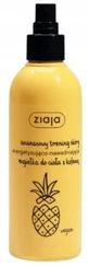 Ziaja Pineapple Skin Training, спрей для тіла з кофеїном, 200 мл
