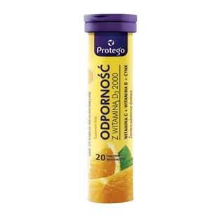 Protego Immunity with Vitamin D3 2000, 20 таблеток шипучих