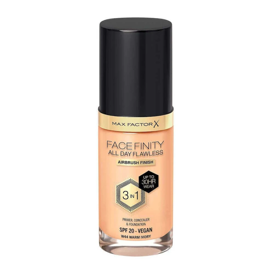 Max Factor Facefinity All Day Flawless 3-in-1 Liquid Foundation W44 Warm Ivory, 30 мл: цены и характеристики