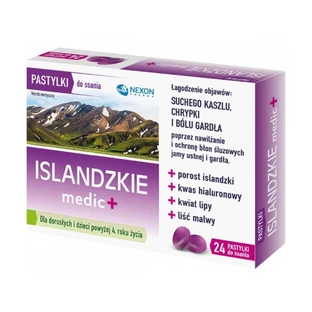 Icelandic Medic+, 24 пастилки