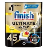 Капсули для посудомийної машини Finish Ultimate Plus Powerball AiO лимон 45 шт