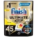 Капсулы для посудомоечной машины Finish Ultimate Plus Powerball AiO с лимоном, 45 штук