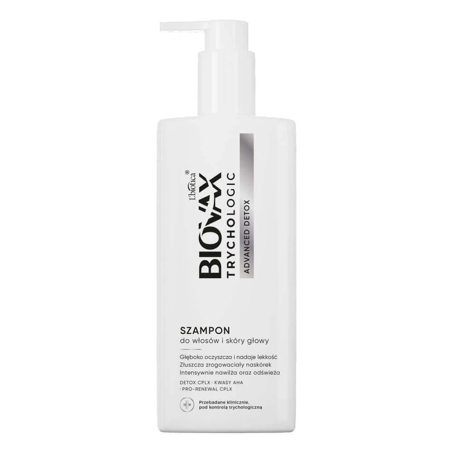 Biovax Trychologic Advanced Detox, șampon pentru păr și scalp, 200 мл: цены и характеристики