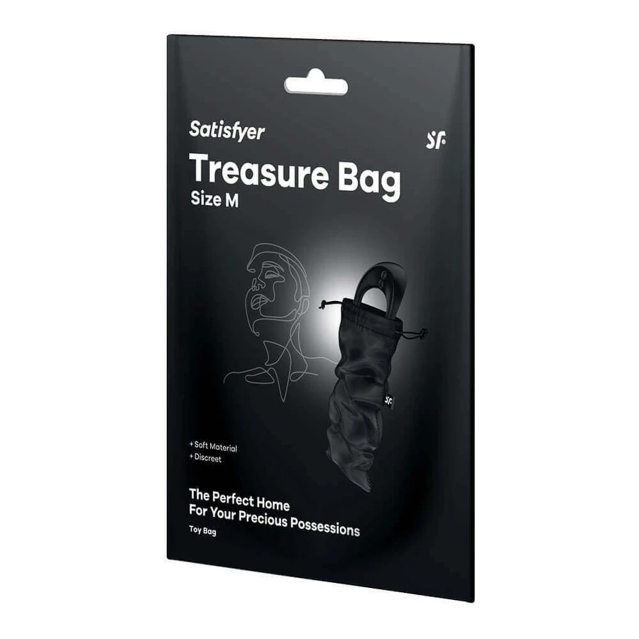 Сумка для зберігання гаджетів Satisfyer Treasure Bag M Black: ціни та характеристики