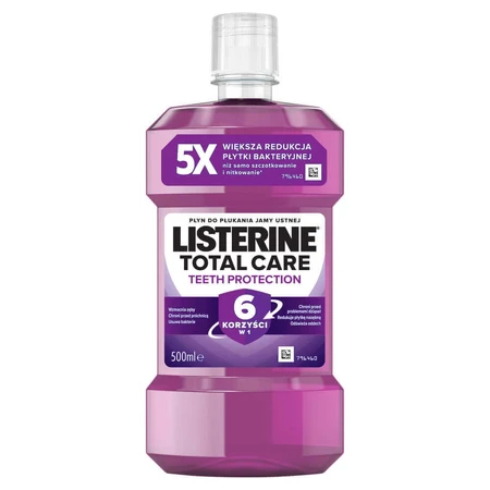Ополаскиватель для полости рта Listerine Total Care Teeth Protection, 500 мл: цены и характеристики