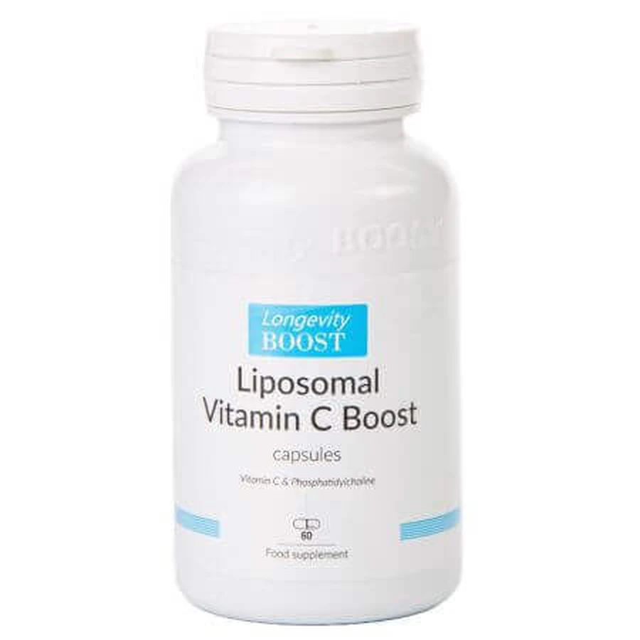 Липосомальный витамин C Boost, 60 капсул, Longevity Boost: цены и характеристики