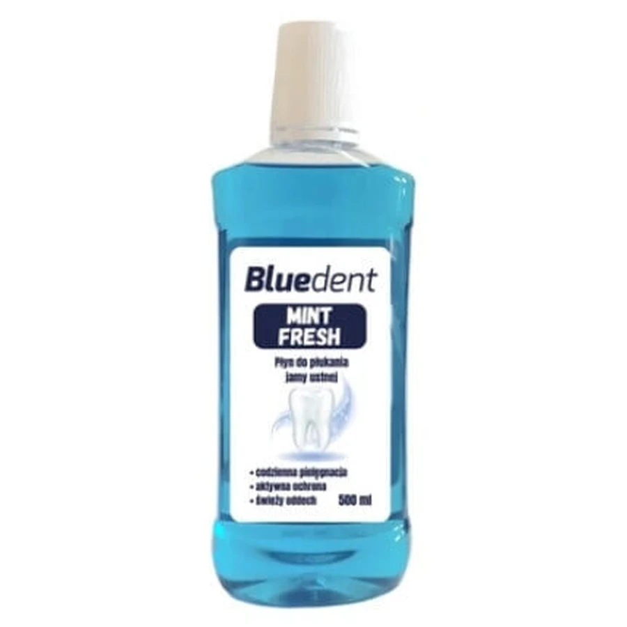Bluedent, Ополіскувач для ротової порожнини Mint Fresh, 500 мл: ціни та характеристики