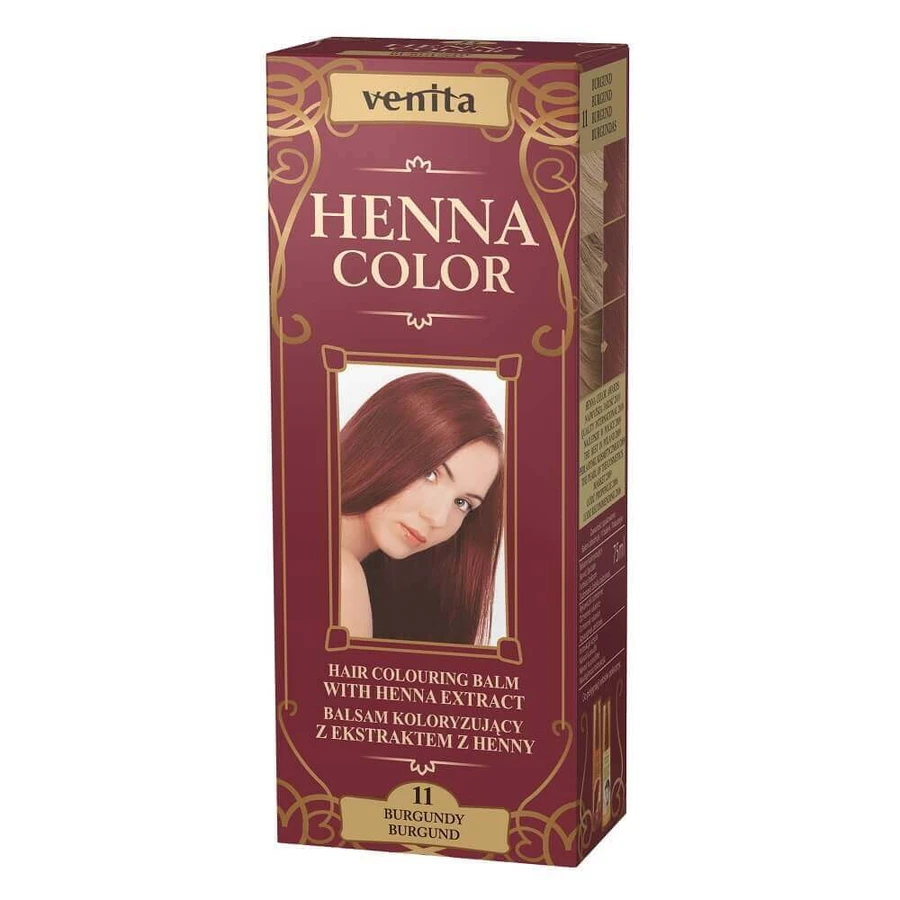 Venita Henna Color Herbal Coloring Balm with Henna Extract 11 Burgundy, 75 мл: ціни та характеристики