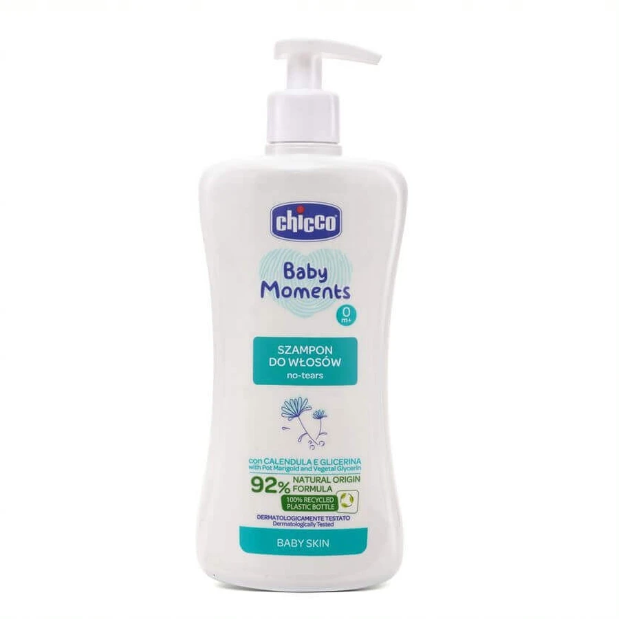 Шампунь для волосся Chicco Baby Moments 0м+, 500 мл: ціни та характеристики