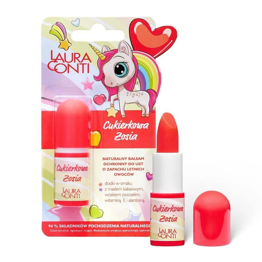 Laura Conti Sugar Zosia Защитный бальзам для губ с ароматом летних фруктов, 3,8 г: цены и характеристики